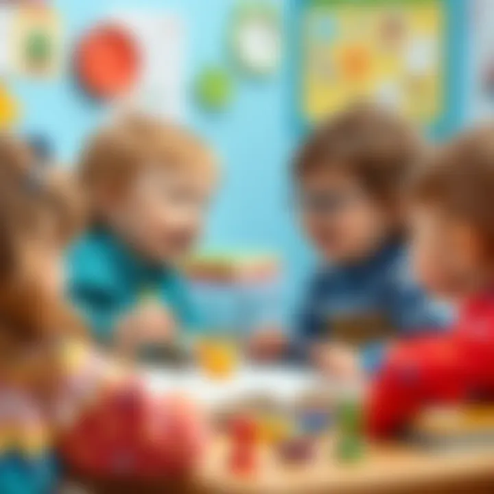 Engagement in Early Learning Playful children engaged in a learning environment