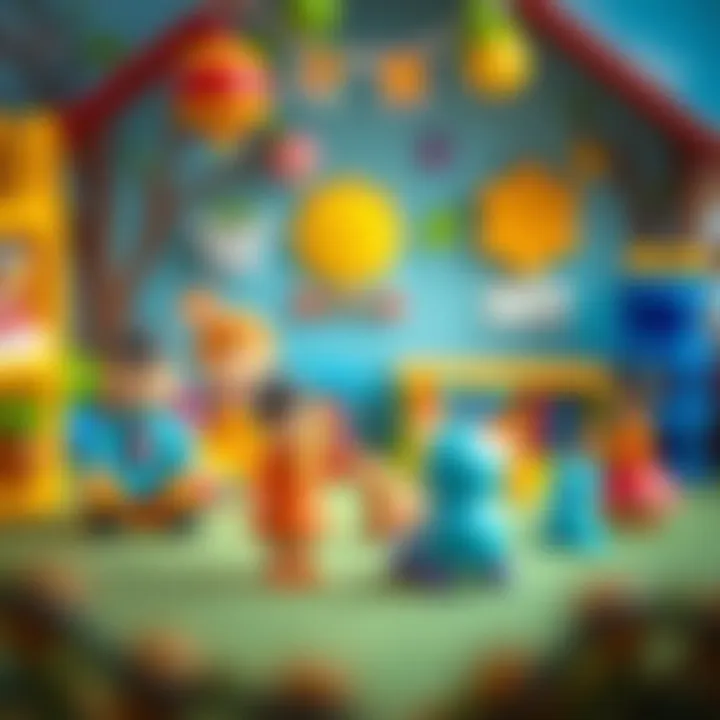 Illustration of various preschool options available
