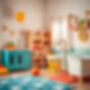 Design elements of a baby care room