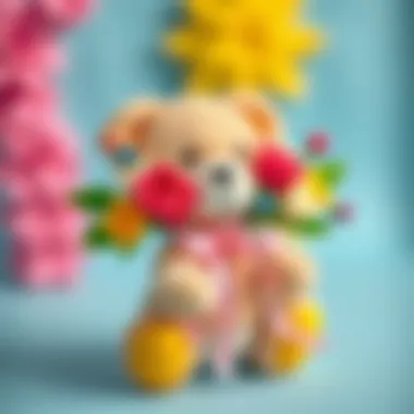 Delightful teddy bouquet showcasing unique designs