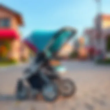 A lightweight and portable baby stroller for travel