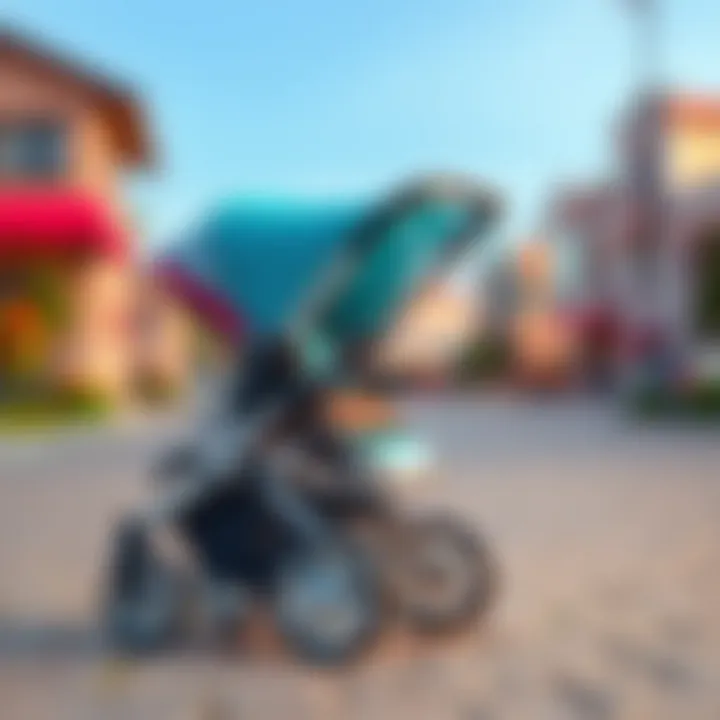 A lightweight and portable baby stroller for travel