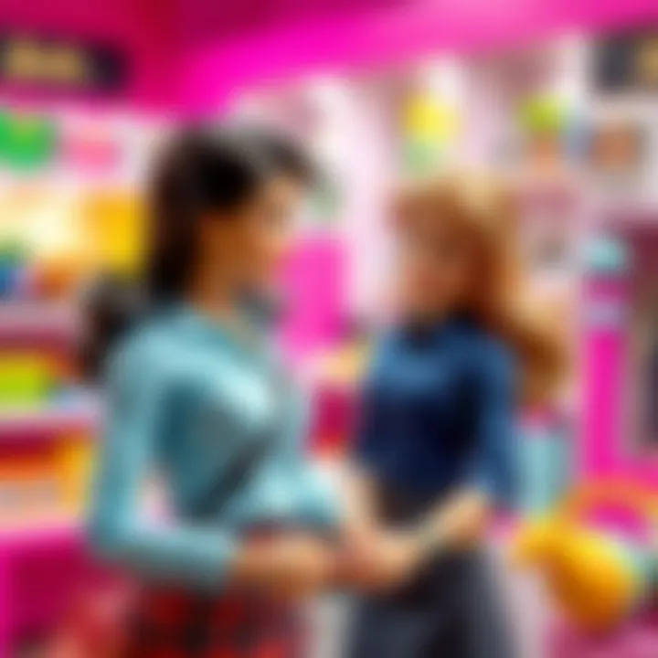 Parents selecting the perfect Barbie toys for their children