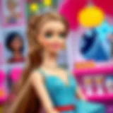 Exploring Themes in Barbie Film Visual representation of Barbie film themes