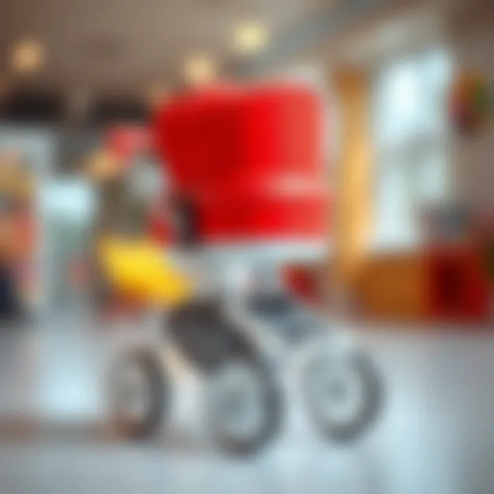 Modern Stroller Design Stylish stroller design showcasing modern features