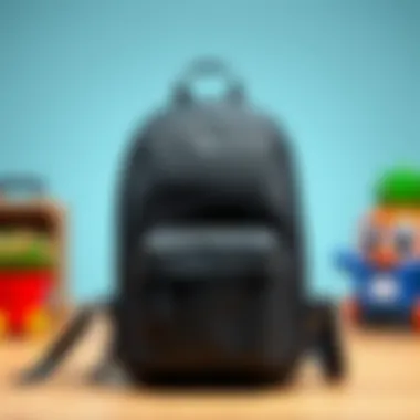 Stylish Black Backpack Selection Stylish black school backpack for middle school students