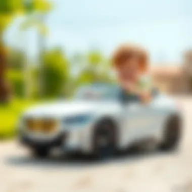 Children Engaging with the BMW Remote-Controlled Car Children engaging with the BMW remote-controlled car