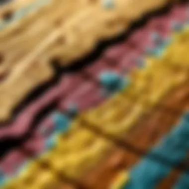 Texture Details After Wood Painting Close-up of texture on wood after applying paint