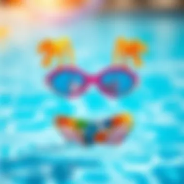 Colorful swimwear designs for children