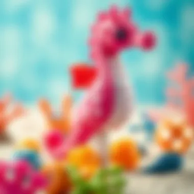 Parents choosing the right sea horse toy