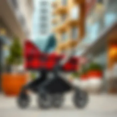 Stylish and Functional: Strollers for the Modern Parent Stylish stroller in a modern urban setting