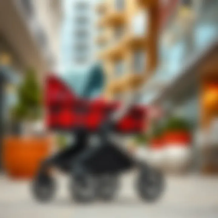 Stylish and Functional: Strollers for the Modern Parent Stylish stroller in a modern urban setting
