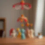 Beautiful mobile designed for child development