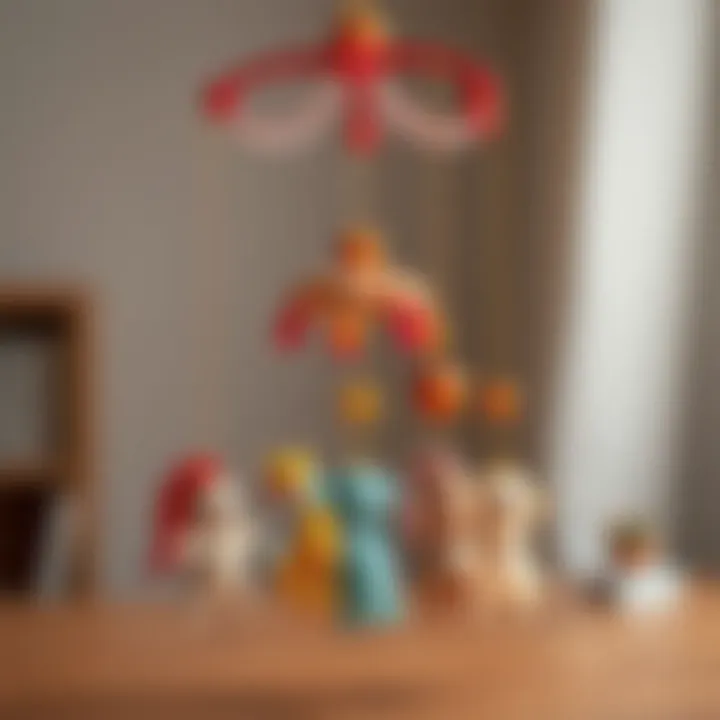 Beautiful mobile designed for child development