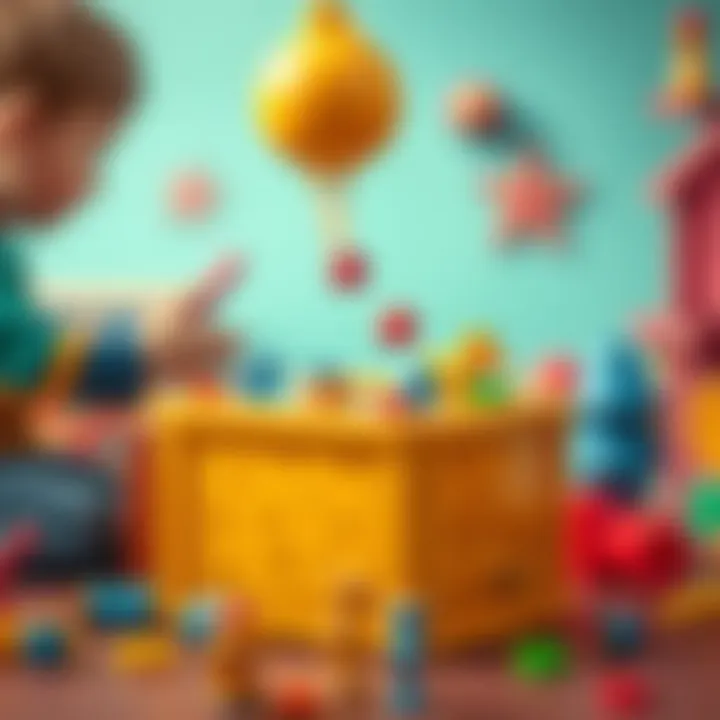 Parents evaluating mysterious box