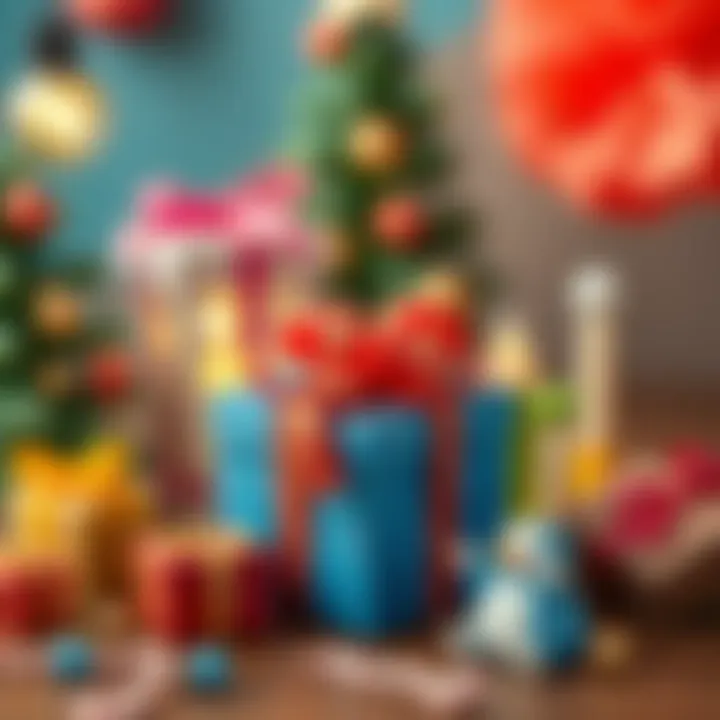 Creative DIY gift ideas displayed creatively