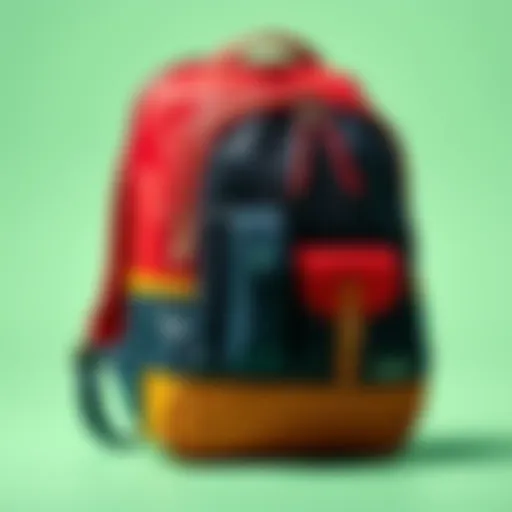 Stylish school backpack for boys