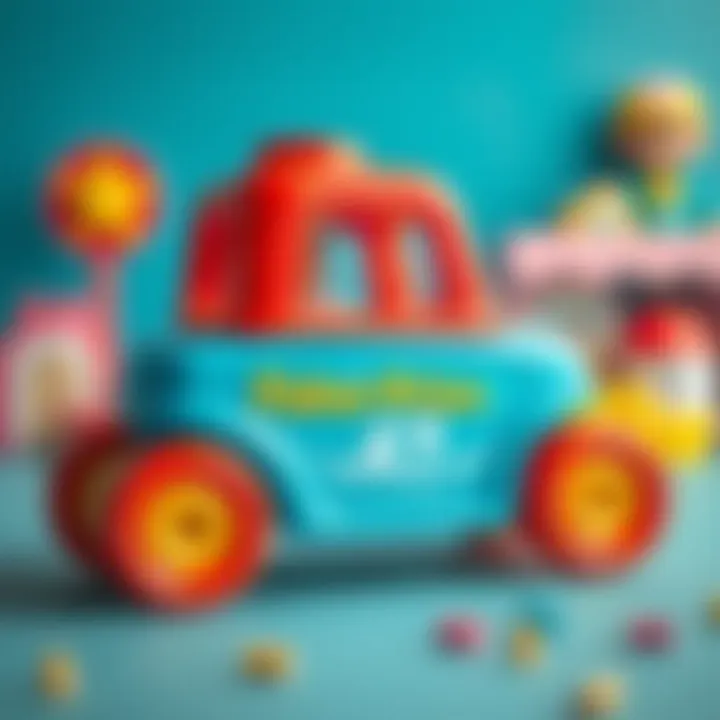 A timeline showcasing the history of Fisher Price.