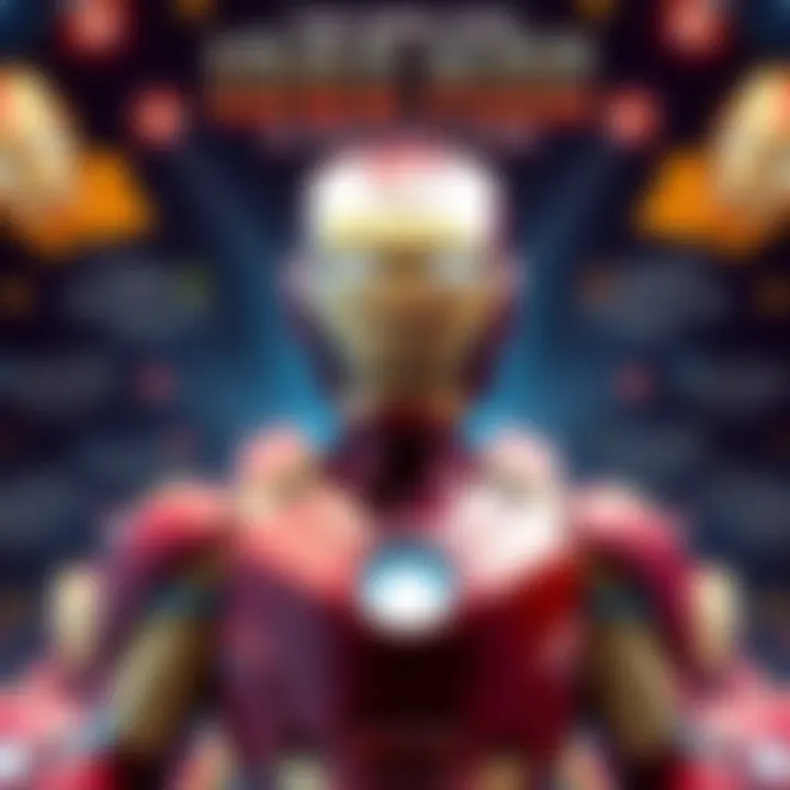 Rise of Iron Man in Pop Culture An engaging infographic illustrating the rise in popularity of Iron Man within pop culture.