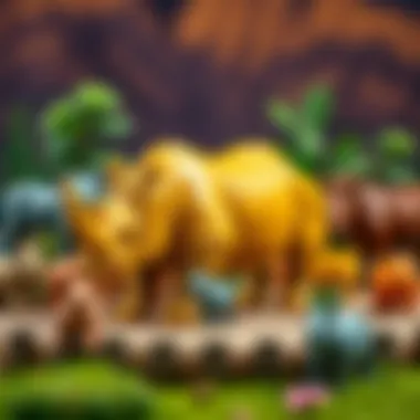 Rhinoceros toy collection for various ages