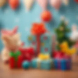 A thoughtful gift selection for a birthday celebration