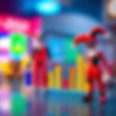 Popularity Chart of Harley Quinn Games A chart illustrating the popularity of Harley Quinn games