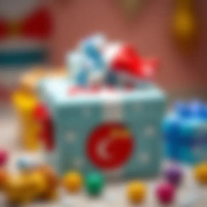 Personalized gift box with custom decoration