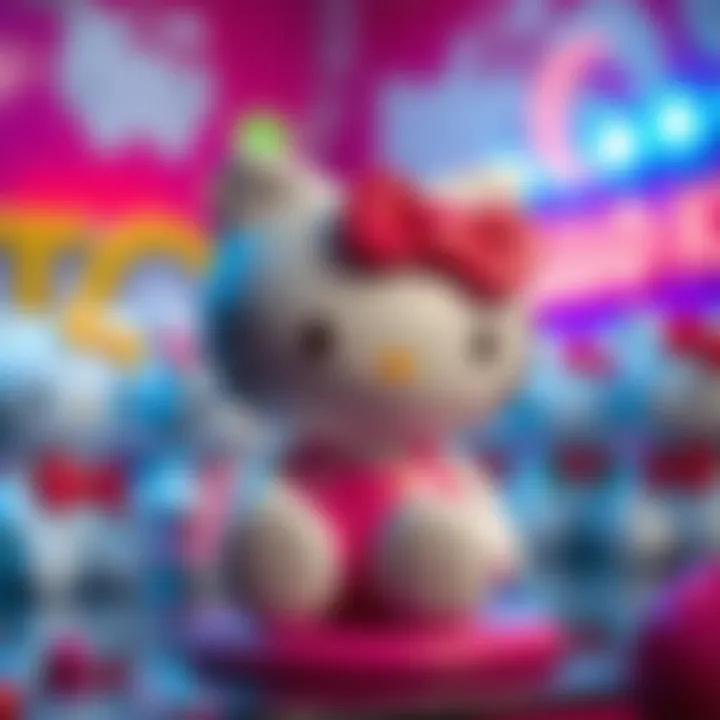 Unique Hello Kitty themed toys available at the event