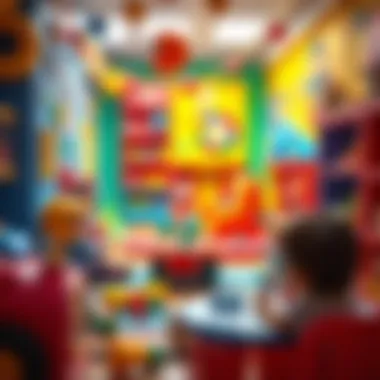 Colorful Environment for Kids A vibrant space filled with toys and games for children at a free playgroup