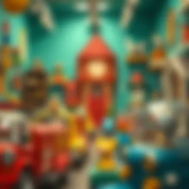 A serene ambiance captured within the museum, highlighting the beauty of toys from different eras.