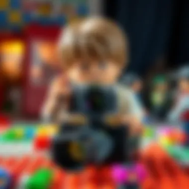 Exploring Photography through Lego Sets Children engaging with Lego sets and photography