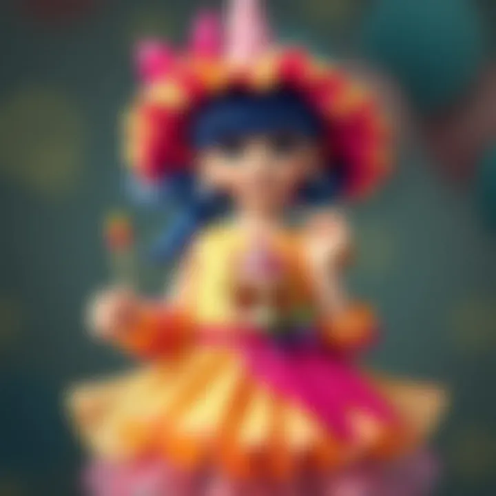 Whimsical Birthday Costume Whimsical birthday costume for girls featuring vibrant colors and playful design