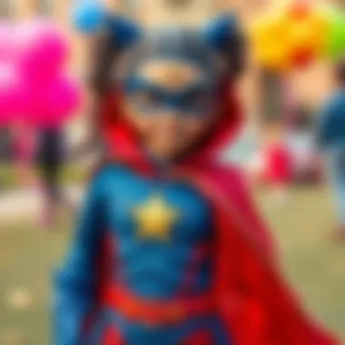 Fun Superhero Costume Fun and comfortable superhero costume for girls to enjoy their special day