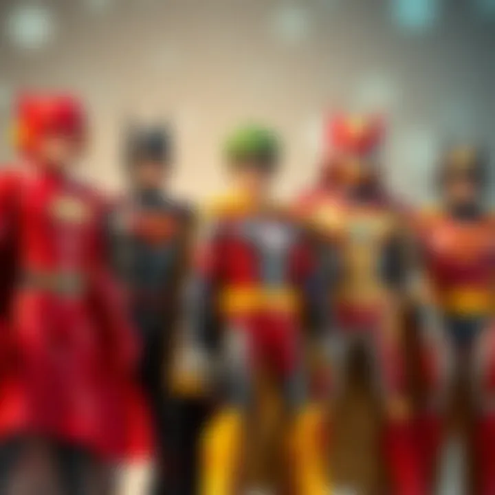 An analysis of the historical evolution of superhero costumes from classic to modern designs.