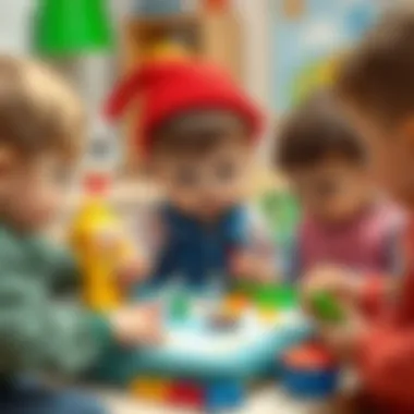 Interactive Educational Activities at Kurtköy Preschool Children engaging in interactive educational activities