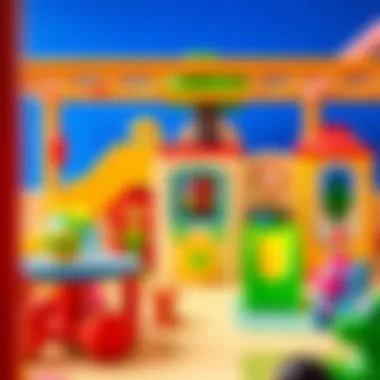 A safe and fun play environment showcasing compliance with child safety standards.