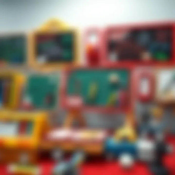 Exploring Various Magnetic Board Models Different models of magnetic writing boards on display