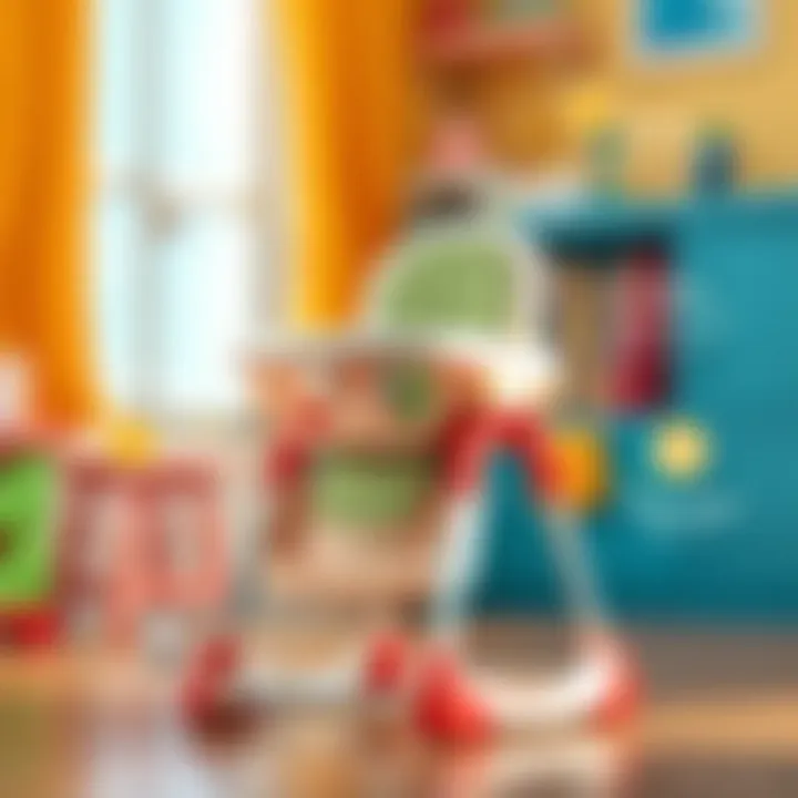 High Chair Safety Features Safety features of a high chair ensuring child's security.