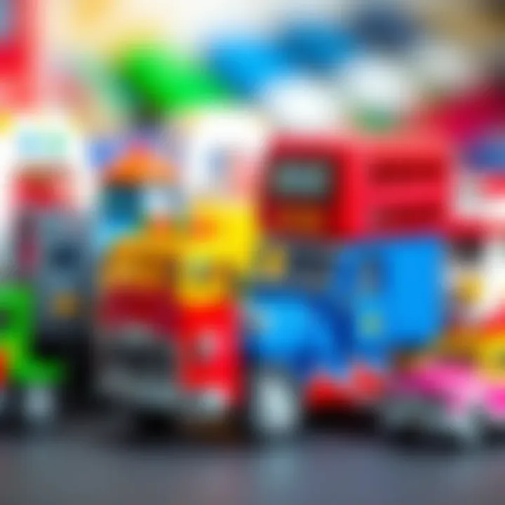 Variety of Migros dry paint models for kids