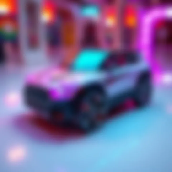 Innovative Design of Modified Electric Car Modified electric car for children showcasing innovative design