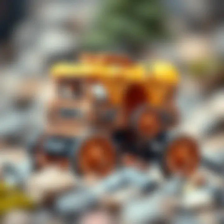 A close-up of a mountain cart showcasing its design and features