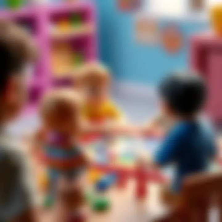 Children engaging in a board game that fosters social skills