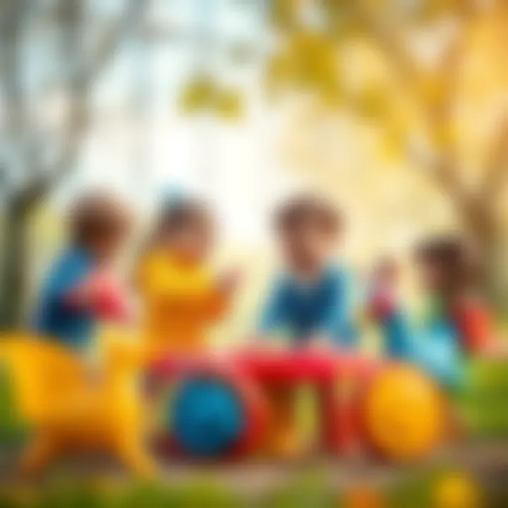 Children participating in outdoor games to build friendships