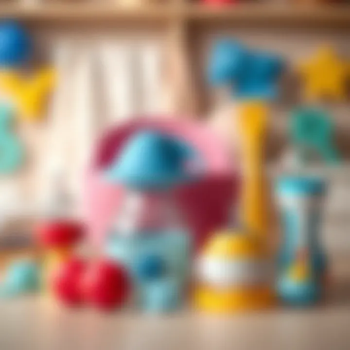 Feeding Essentials for Newborns Essential feeding equipment for infants displayed neatly