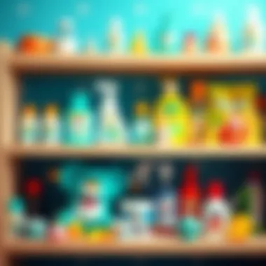 Health Products for Infants A variety of baby health products arranged on a shelf