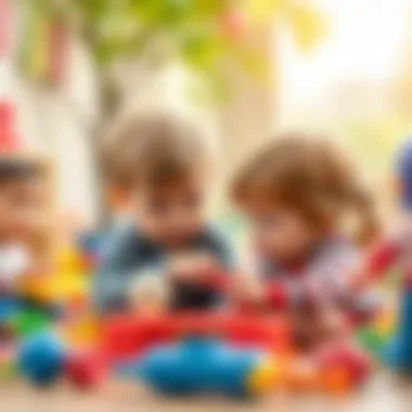 Imaginative Play and Social Skills Children engaged in imaginative play, enhancing social skills