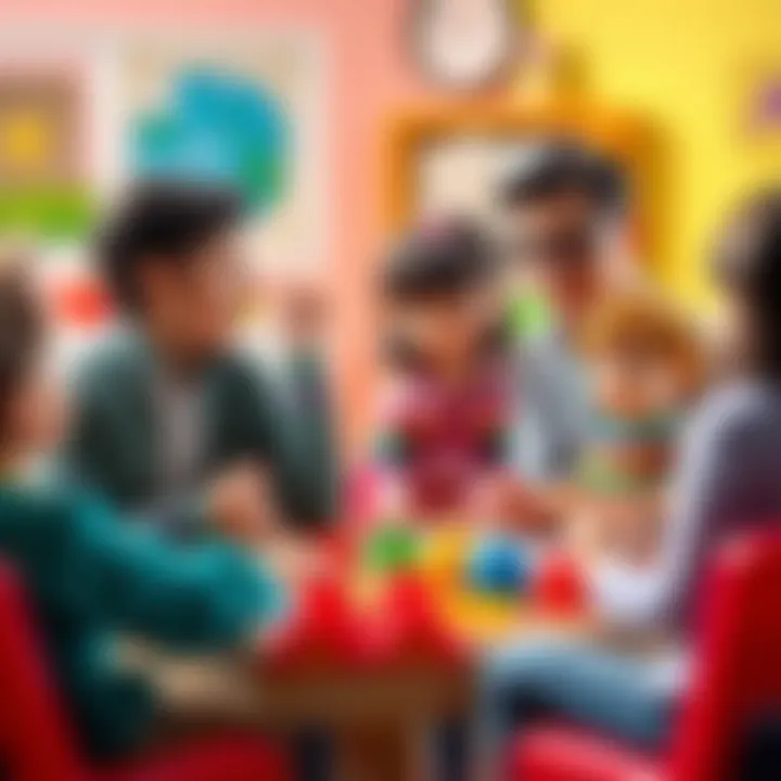 Discussion on the Role of Play in Development Parents and educators discussing the importance of play in child development