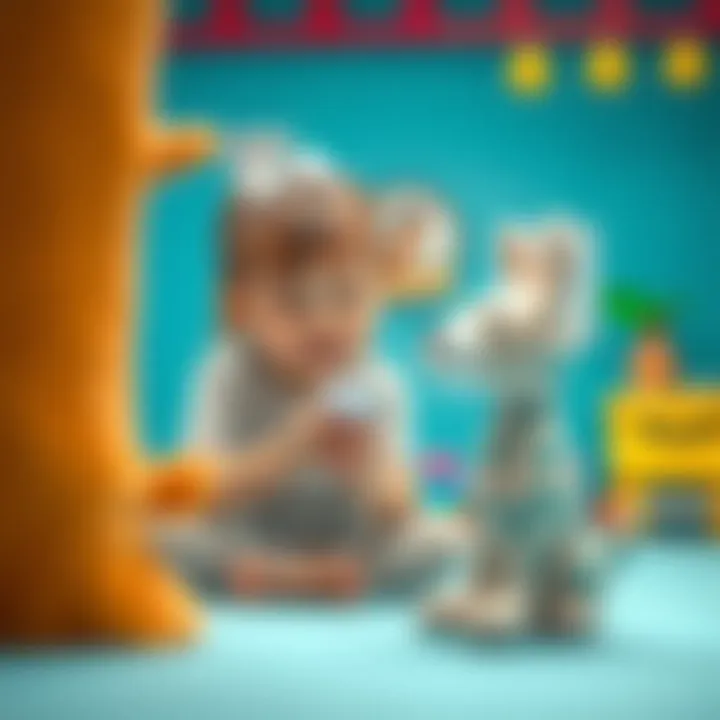 Ensuring Safety in Sile Animal Toys A parent inspecting the safety features of a sile animal toy.