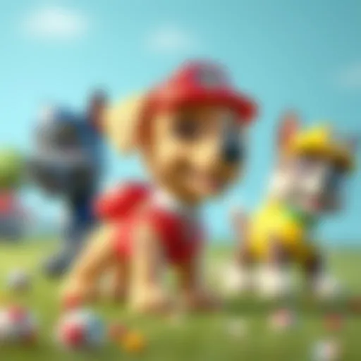 Engaging content from Paw Patrol magazine