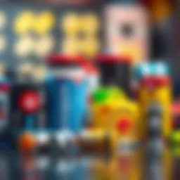 Diverse batteries showcased in various applications